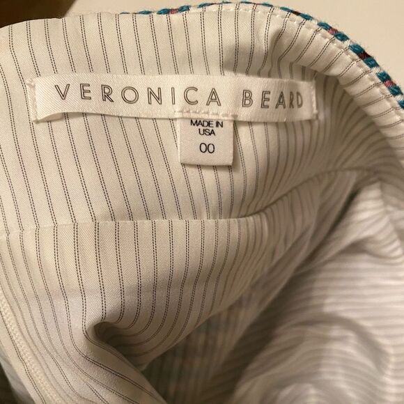 Veronica Beard Arezzo houndstooth lined skirt - Picture 5 of 10